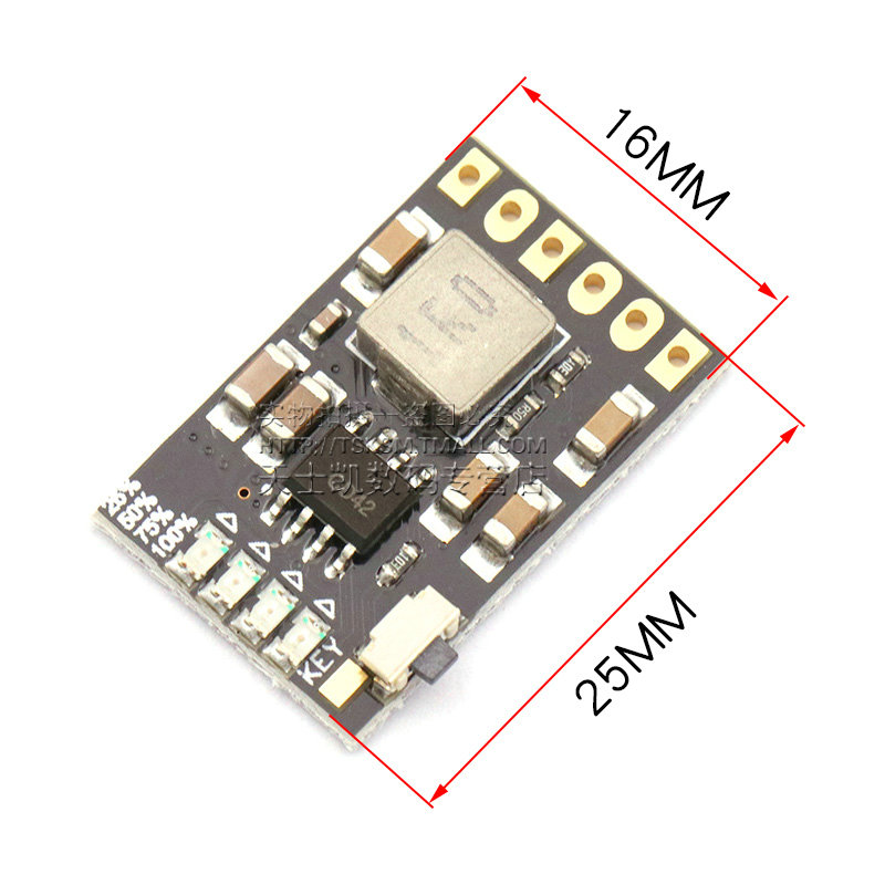 2A 5V充放电一体模块3.7V/4.2V锂电池充电升压移动电源板充放保护 - 图2