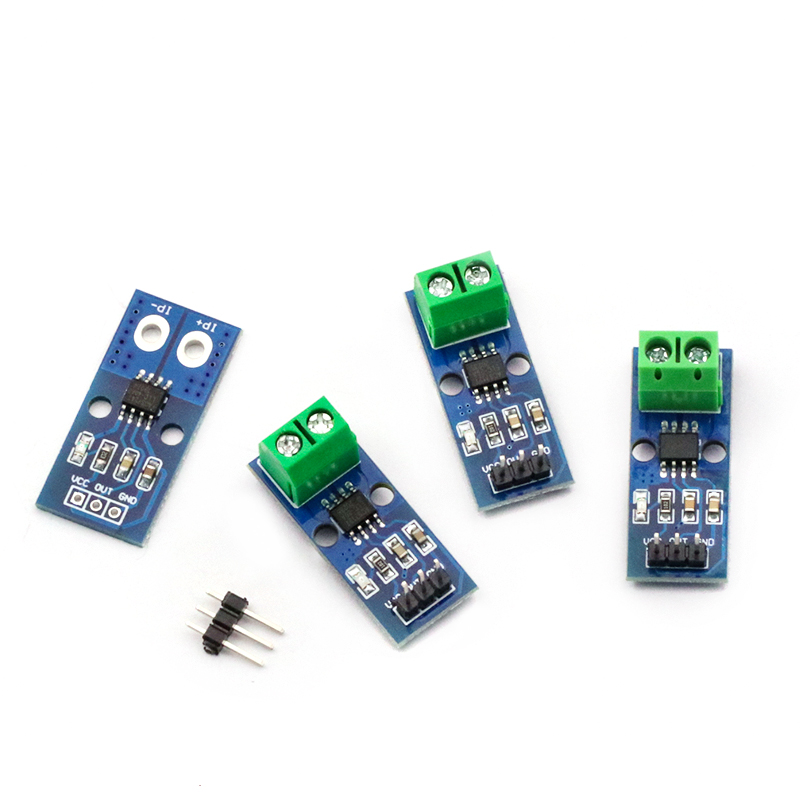 ACS712 ACS724模块5A 20A 30A量程电流检测板 05B霍尔电流传感器 - 图0