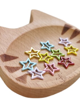 五角星浅茉手工日字扣DIY装饰