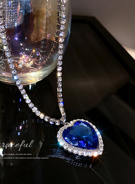 高贵奢华镶钻超大复古宫廷项链