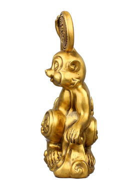 黄铜摆件纯铜生肖猴工艺品