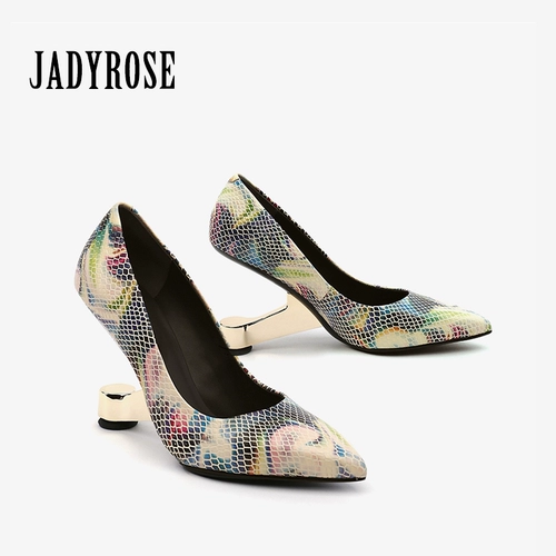 Весенняя универсальная модная обувь на высоком каблуке с заостренным носом с низким вырезом, коллекция 2022