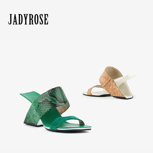 Летние высокие слайдеры, сандалии, тапочки, европейский стиль