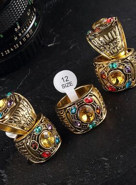 Cool New Fashion Men's Power Ring Infinity Wars Thanos Cospl