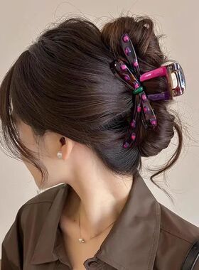 New Design Colorful High-Quality Oil-Dripping Grip Hair Claw
