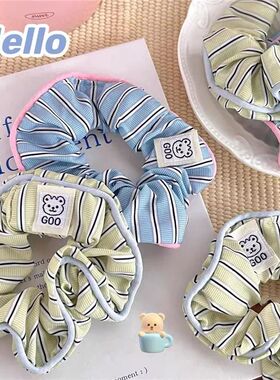 Korean Fashion Style Cute Scrunchies for Girls Candy Colors