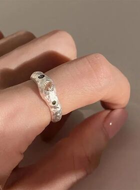 New Sweet Personality Adjustable Irregularly Texture Heart-s