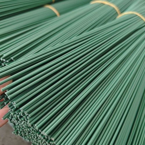 缠花杆丝网花花杆手工diy假花包胶花杆钩针花扭扭棒花花茎绿铁丝 - 图1