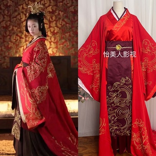 Beauty scheming dou yifang's queen and king's wedding clothes hanfu collection for rent