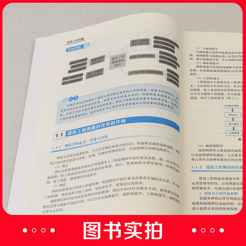 十四五系列教材 建筑工程测量 民用建筑施工测量 工业建筑施工测量 线路与桥梁施工测量 建筑物变形观测与竣工测量 弓永利 齐秀峰 - 图2