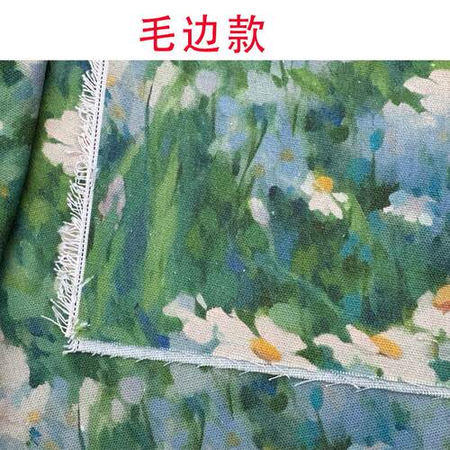 书法复古桌布布艺棉麻布料茶几布桌面拍照文艺餐桌布书桌学生桌垫 - 图1