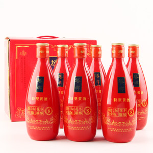 塔牌八年手工冬酿花雕酒500ml*6瓶整箱装糯米黄酒绍兴特产加饭酒