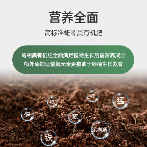 天然蚯蚓粪家庭种菜底肥 营养土花肥料蔬菜有机肥通用型花土种花 - 图1