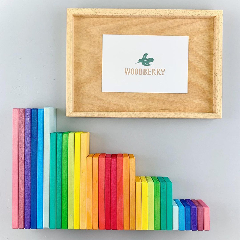 德国nic彩虹积木原木房子拼搭早教华德福开放玩具艺术启蒙3岁宝宝 搜又搜 Www Soyouso Com