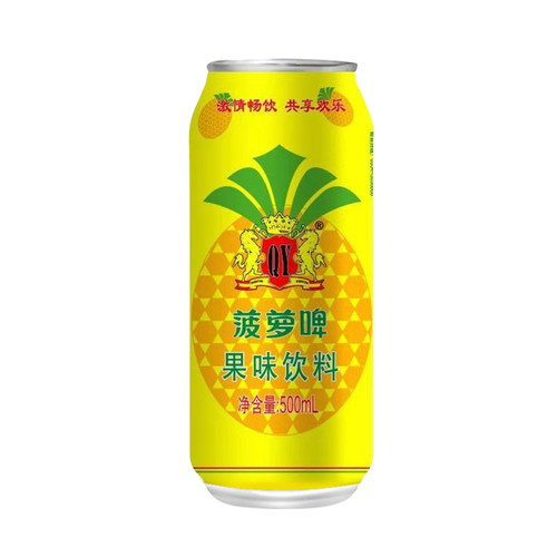 无酒精大瓶装500ml*12罐24罐整箱菠萝啤果啤碳酸饮料果味汽水 - 图2
