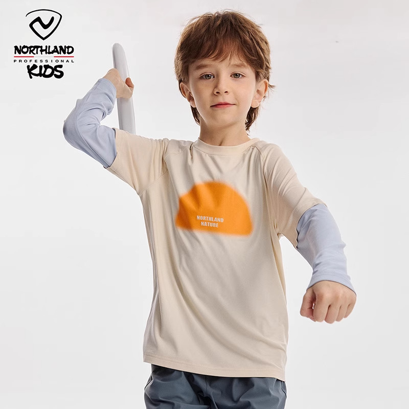 诺诗兰儿童长袖T恤男童女童运动速干上衣中大童训练服透气亲子装,淘宝优惠券,粉丝福利购,淘宝优惠卷