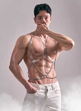 设计小众感嘻哈高级痞帅缠绕项链