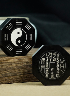 双面转动镶银吊坠手把件解压神器