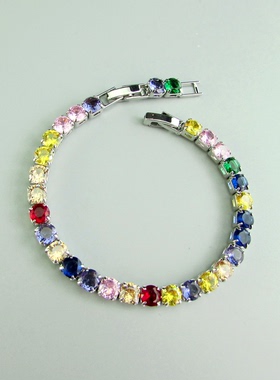 小巧女士锆石简约百搭设计感手链