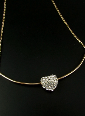 时尚风水钻玻璃女士项链流行首饰