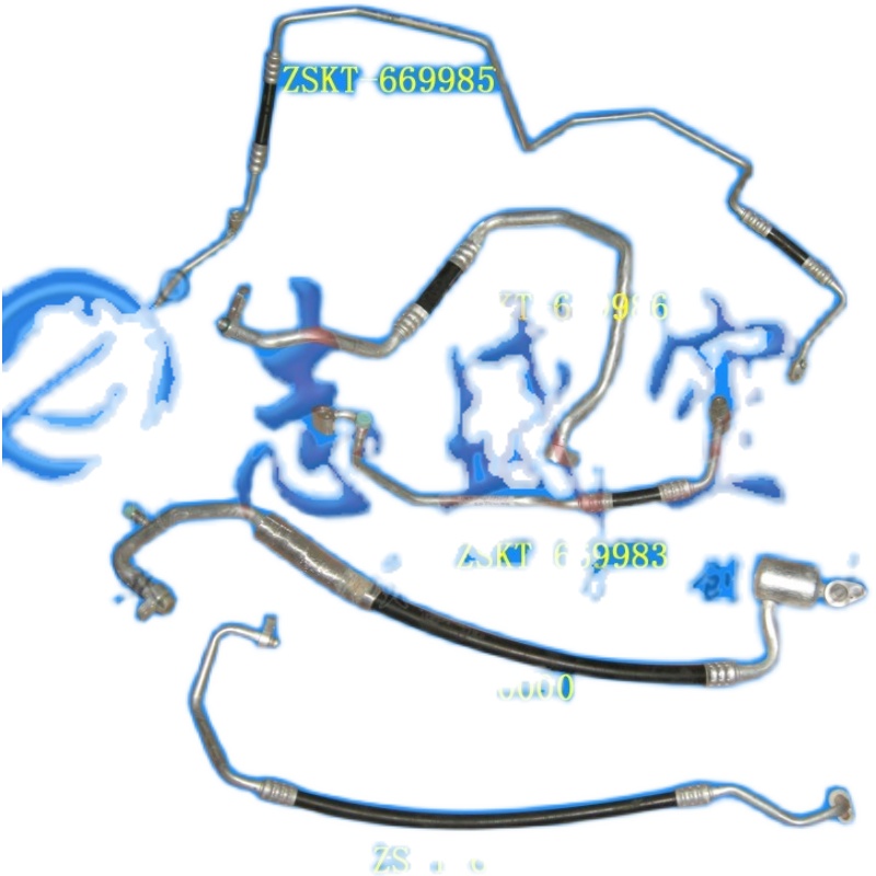 适用起亚锐欧1.6汽车空调管高压管 低压管 纯铝管 泵压缩机到网管 - 图1