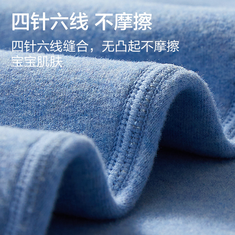 红豆儿童德绒保暖裤男童女童羊毛线裤内穿大童高腰蚕丝发热秋裤厚,淘宝优惠券,粉丝福利购,淘宝优惠卷