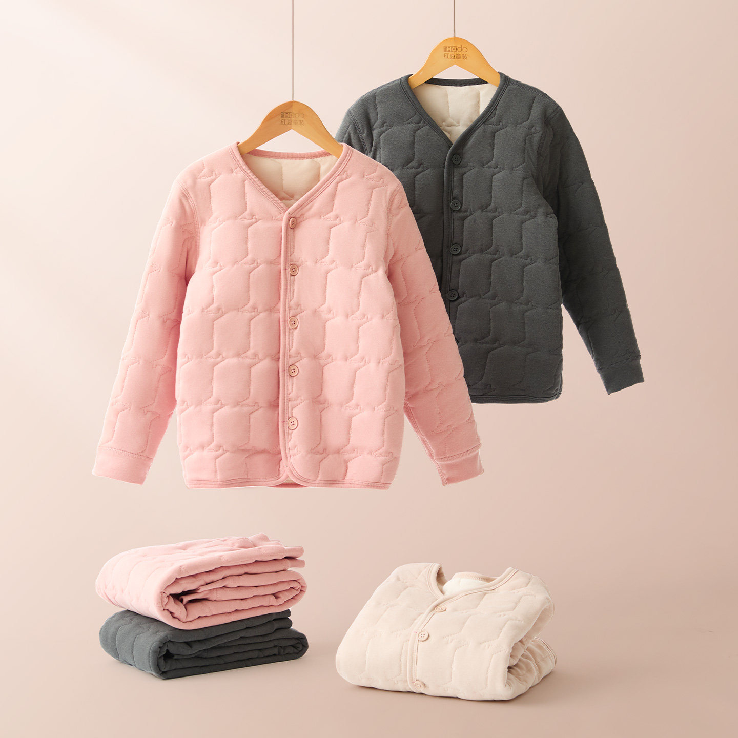 红豆儿童校服神器四层夹棉纯绵羊毛保暖内衣套装打底秋冬加厚棉服,淘宝优惠券,粉丝福利购,淘宝优惠卷