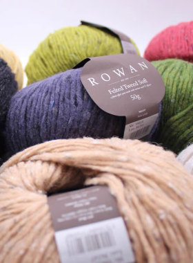 新品Rowan Felted Tweed Soft软粗花呢毛线毛衣帽子围巾线可贴身