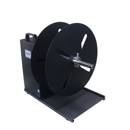 丰益捷A9大型标签回卷器回卷机卷纸机全自动手电动条码标签纸收卷器不干胶服装洗水唛双向收卷标机复卷机支架 - 图3