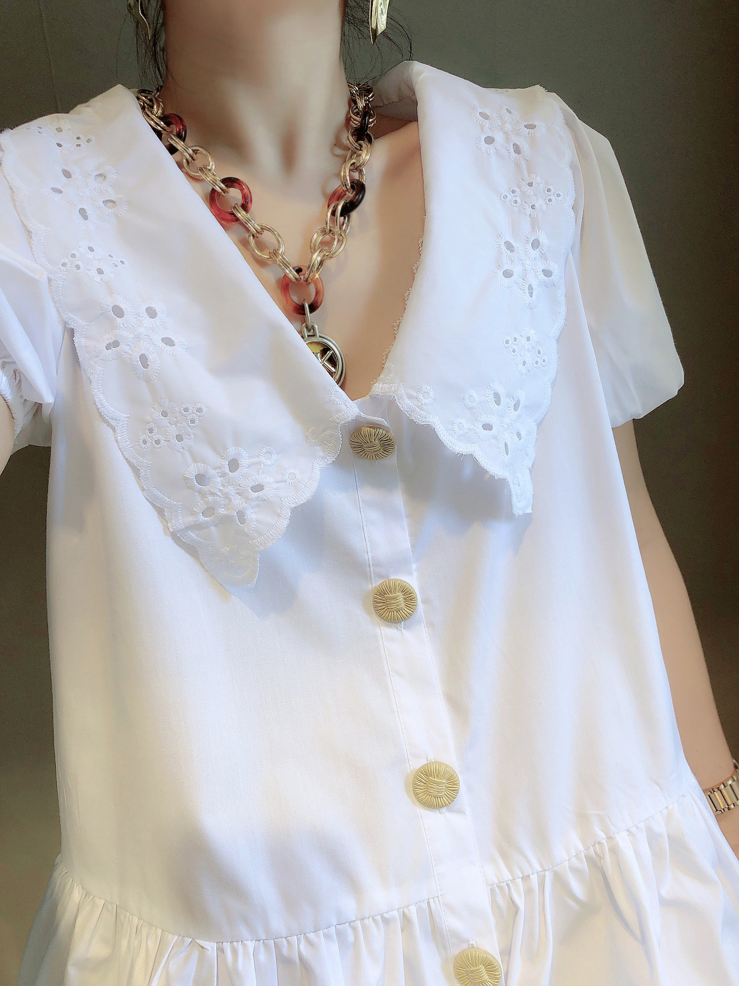 only you2020夏装新款复古连衣裙 ONLY YOU只有你 定制连衣裙