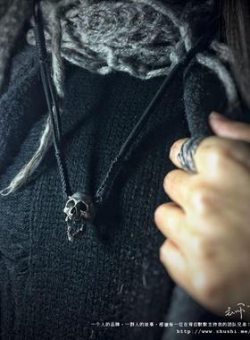 头骨三通主师纯银仿真