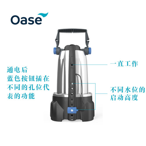 欧亚瑟抽水泵潜水清水吸水泵家用地面地下室厨房抽水排污泵灌溉 - 图3