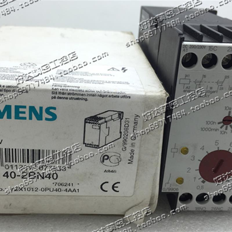 原装全新正品 西门子时间继电器模块 7PU4140-2BN40 DC200/220V - 图1