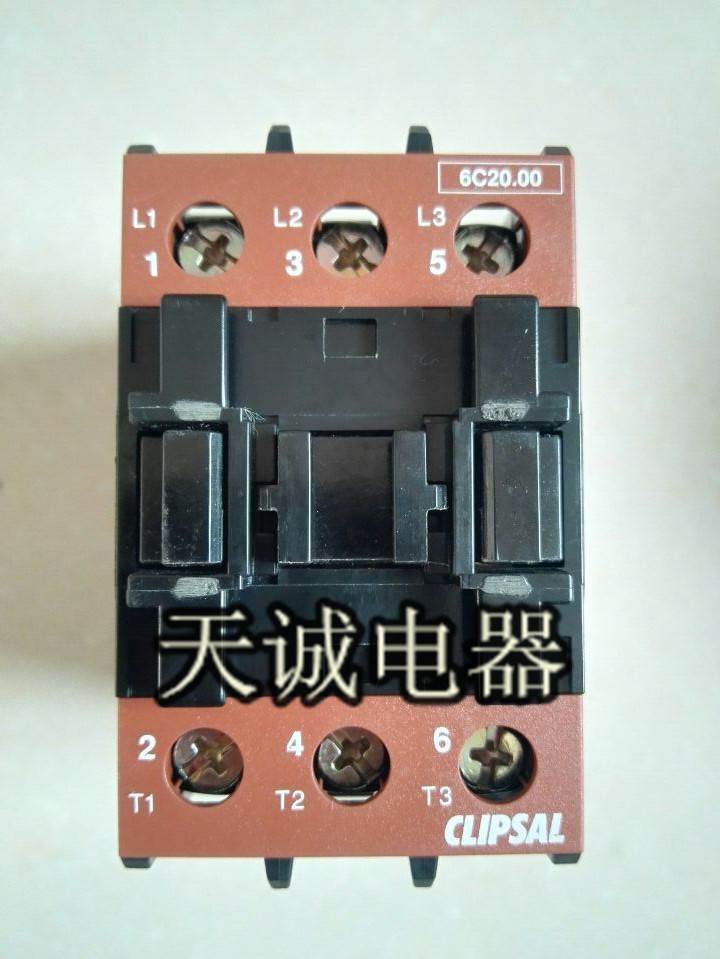 原装通用奇胜CLIPSAL 交流接触器6C32.00 6C38.00 6C20.00 220V - 图0