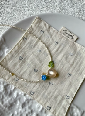 拾光 项链 在平常的日子里熠熠生辉 多面的光泽度 一只童手作原创