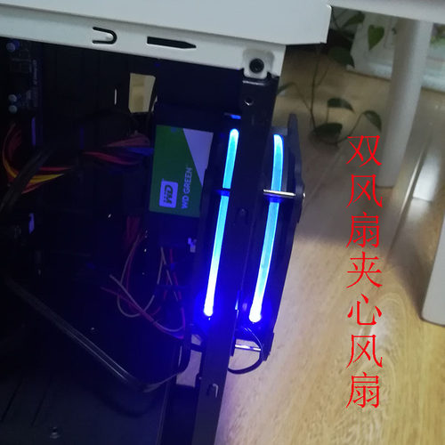 DIY机箱风扇加长螺丝自攻螺钉水冷夹心冷排风扇固定螺丝防滑螺母 - 图1