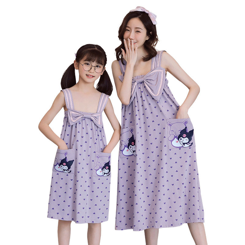 库洛米莫代尔吊带睡裙kuromi2023夏季公主母女睡衣亲子宽松家居服,淘宝优惠券,粉丝福利购,淘宝优惠卷