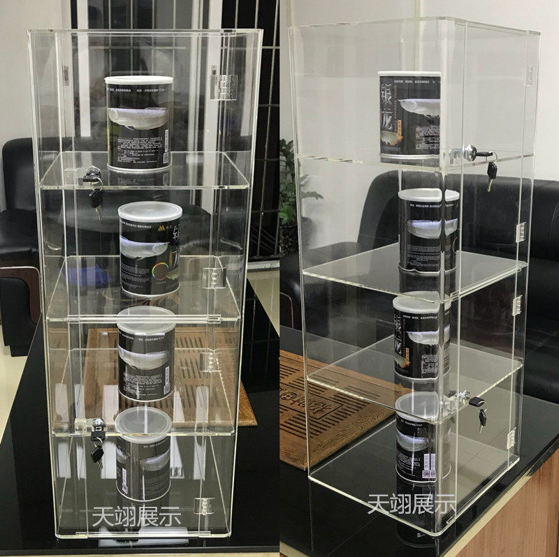 全透明化妆品展示柜玩具模型展示柜亚克力手办乐高收纳柜支持订制,淘宝优惠券,粉丝福利购,淘宝优惠卷