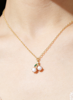 日韩风葡萄吊坠锁骨链女百搭