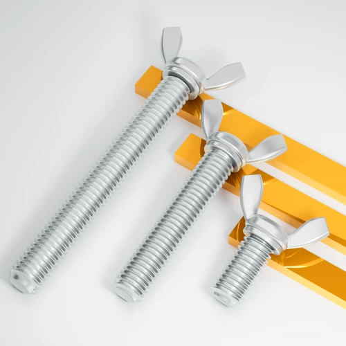 Железная оцинкованная бабочка ручной стройной винтовой диск тип винта yuanbao bolt wint wint m345m6m8m10m12