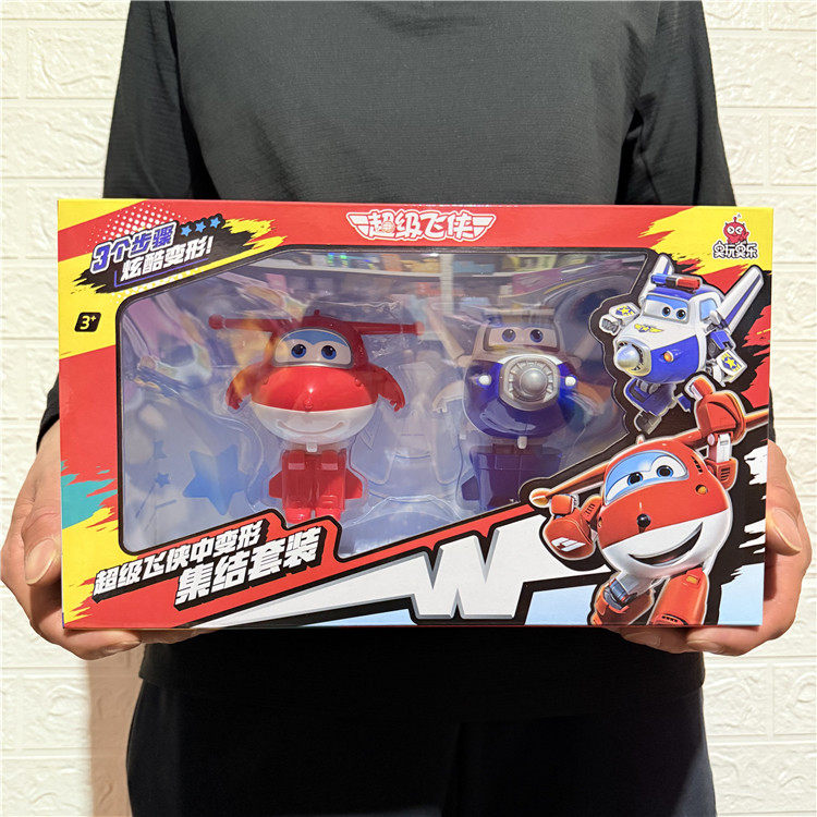 正版超级飞侠变形玩具乐迪小爱包警长大壮三步骤简易变形儿童玩具,淘宝优惠券,粉丝福利购,淘宝优惠卷