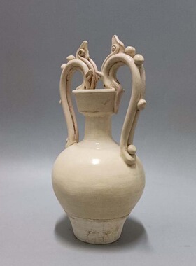 陶瓷双龙瓶国风艺术品多功能古典