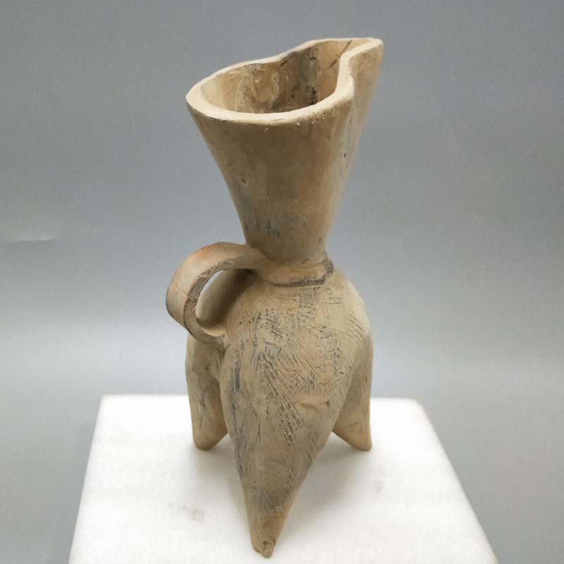 陶器摆件良渚文化陶鬶灰陶展品定制古典工艺品宾馆酒店家居装饰品