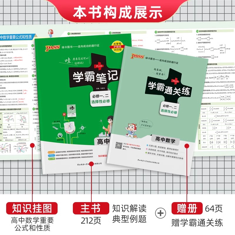 2025新版 PASS学霸笔记高中全套语文数学英语物理化学生物政治历史地理新教材新高考必修选择性必修高一高二高三通用教材辅导书 - 图0