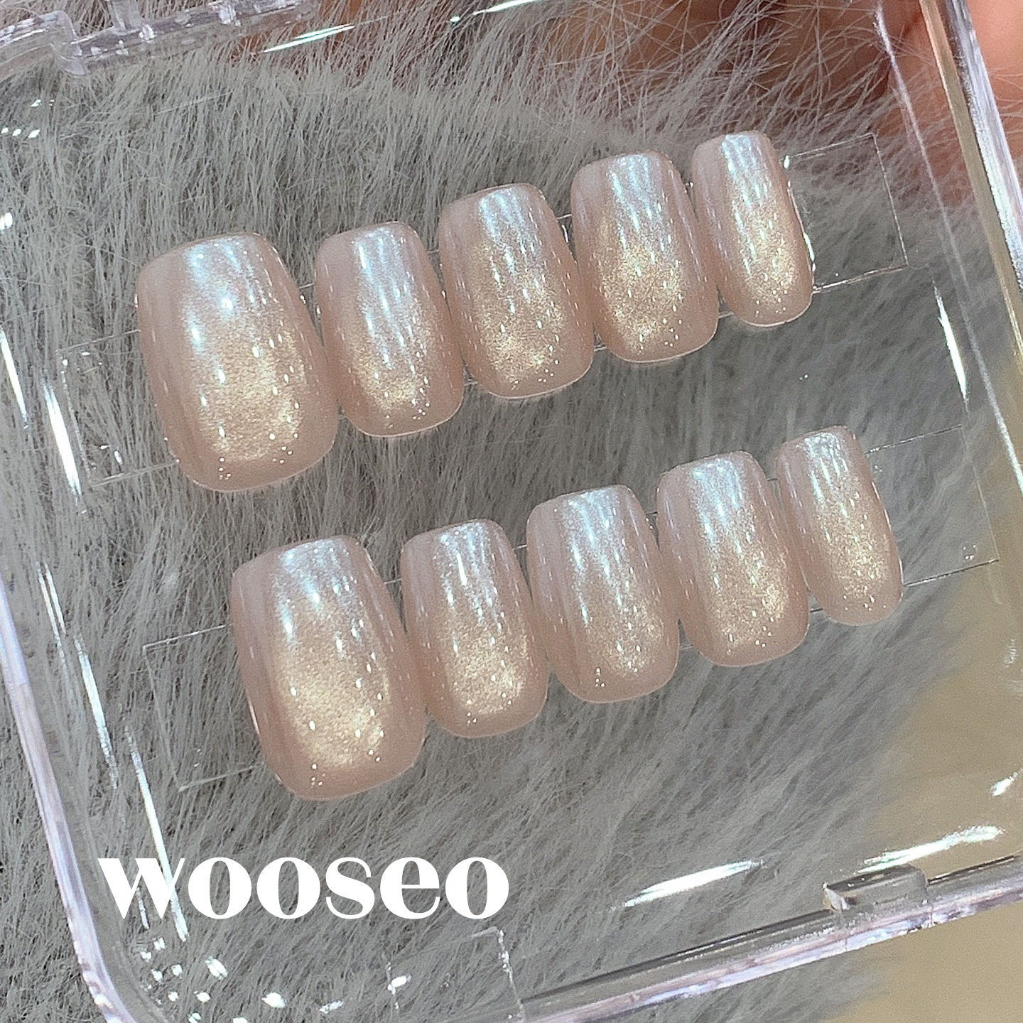 裸色穿戴甲短款秋冬高级感显白手工指甲贴片2026新款爆款穿戴美甲,淘宝优惠券,粉丝福利购,淘宝优惠卷