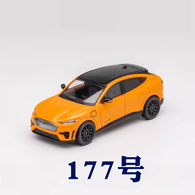 GCD福特电马车模1:64福特MUSTANG野马新能源合金汽车模型-图1