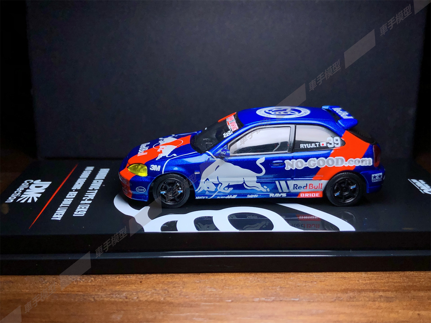 INNO 1/64本田思域CIVIC Type-R EK9 NO GOOD Red Bull 合金车模 - 图3