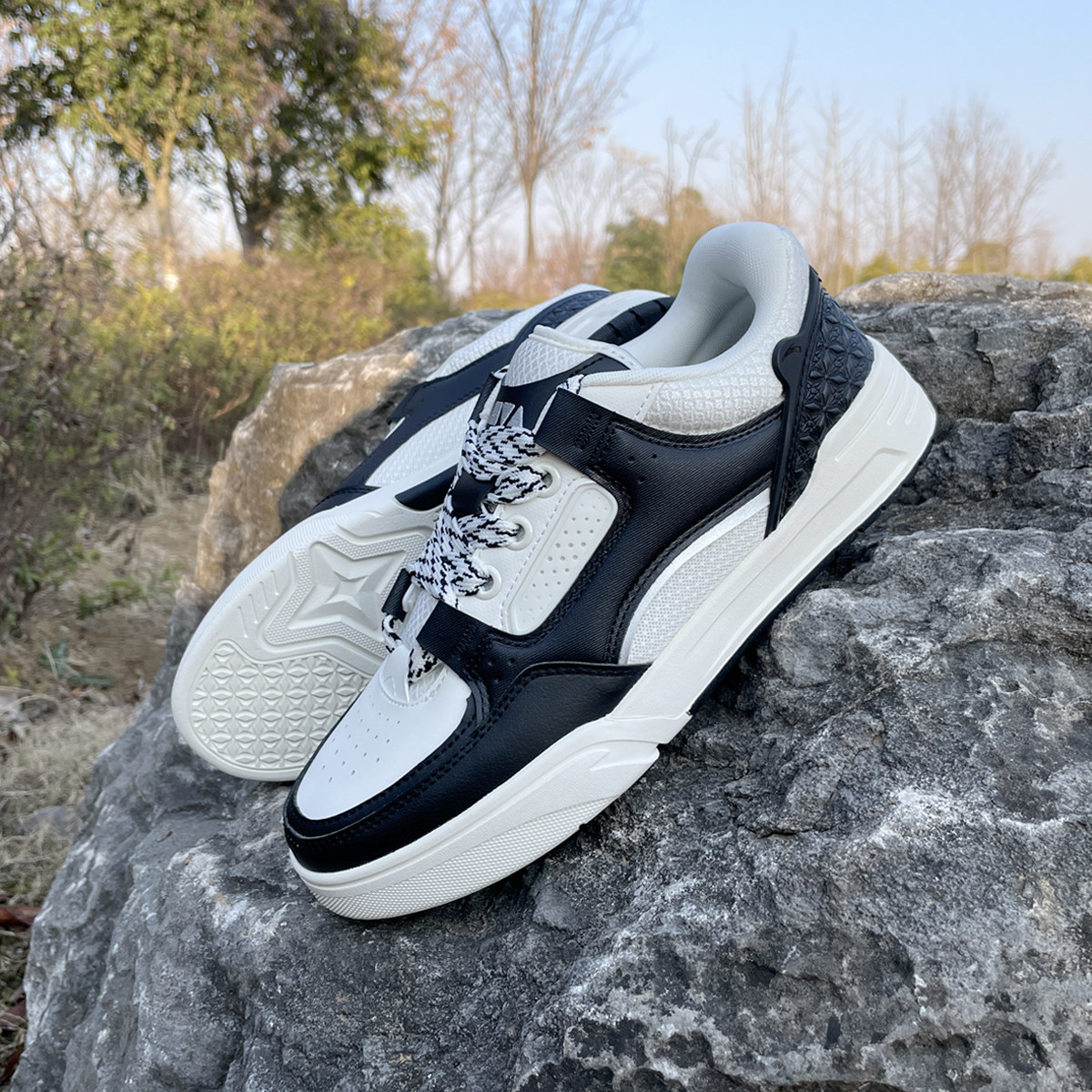 【王一博同款】安踏骜杰丨板鞋男女鞋2025春季新款潮流休闲运动鞋,淘宝优惠券,粉丝福利购,淘宝优惠卷