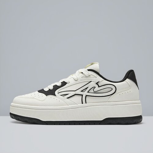 安踏晴风丨厚底低帮板鞋女2025秋季新款撞色小白运动鞋122538035 - 图1