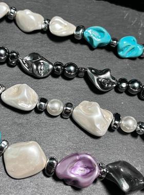 ONBrand【Random Drop 随机选择】天然电镀贝珠原创小众设计手链